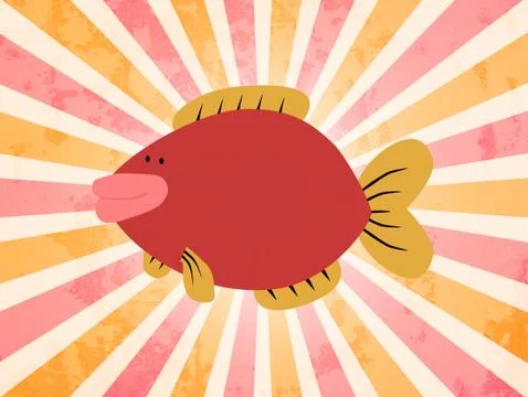 Cartoon Fish Stock Illustration