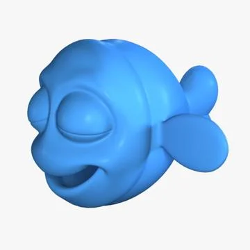 Cartoon Fish No:2 3D Model