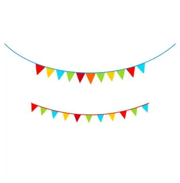 Cartoon flags set Stock Illustration