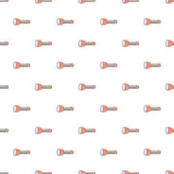 Cartoon flashlight pattern creating seamless background design イラスト素材