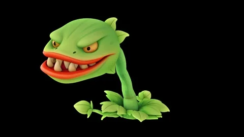 This is a cartoon flower Video stock 325039539