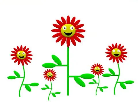 Cartoon Flower Stock Illustration
