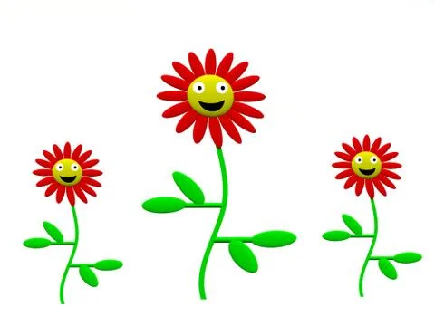 Cartoon Flower Stock Illustration