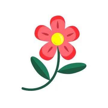 Cartoon flower Stock Illustration