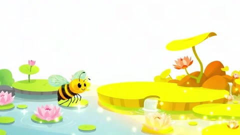 Cartoon Flowers. Stock Footage 305731734