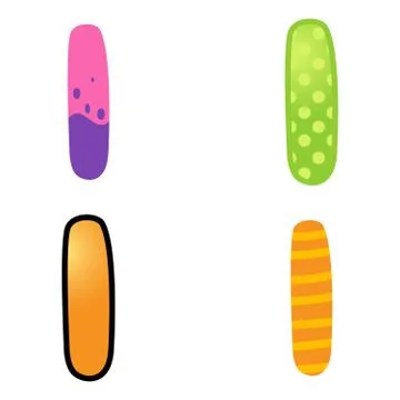 Cartoon Font Type Stock Illustration