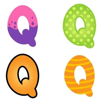 Cartoon Font Type Stock Illustration