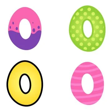 Cartoon Font Type Stock Illustration