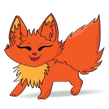 Cartoon Fox Stock Illustration