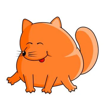 Cartoon fox. Vector illustration. Stock Illustration