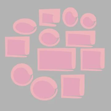 Cartoon frames Cartoon frames set, a flat vector illustration. Copyright: ... Stock Photos