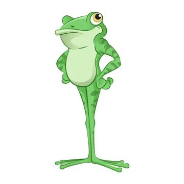 Cartoon Frog Stock Illustration