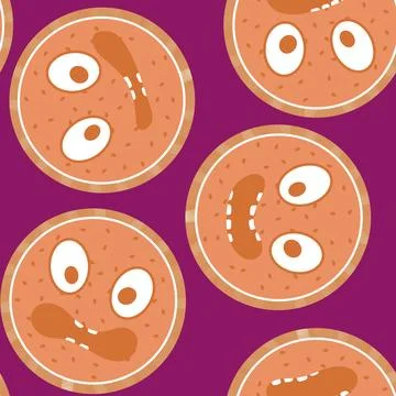 Cartoon fruit seamless watermelon pattern for wrapping paper and fabrics Stock Illustration