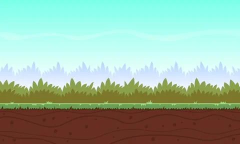 Cartoon Game Background Stock Illustration