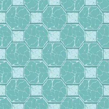 Cartoon game texture, ice surface seamless pattern. Game asset walls and en.. イラスト素材