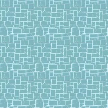Cartoon game texture, ice surface seamless pattern. Game asset walls and en.. イラスト素材