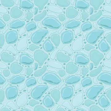 Cartoon game texture, ice surface seamless pattern. Game asset walls and en.. イラスト素材