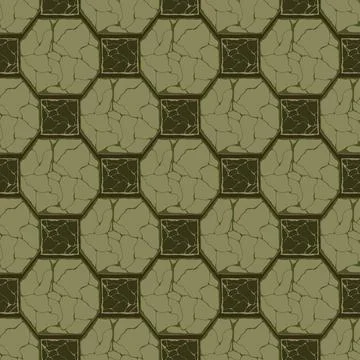 Cartoon game texture, rocks and ground surface seamless pattern. Game asset w イラスト素材