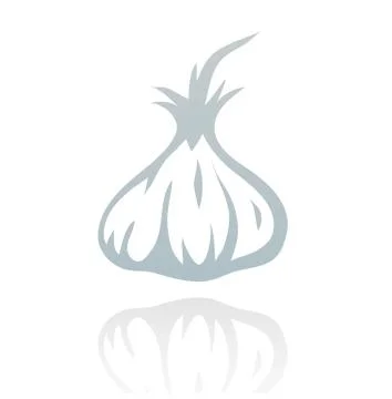 Cartoon garlic Stock Illustration