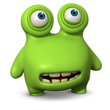 Cartoon germ 스톡 일러스트