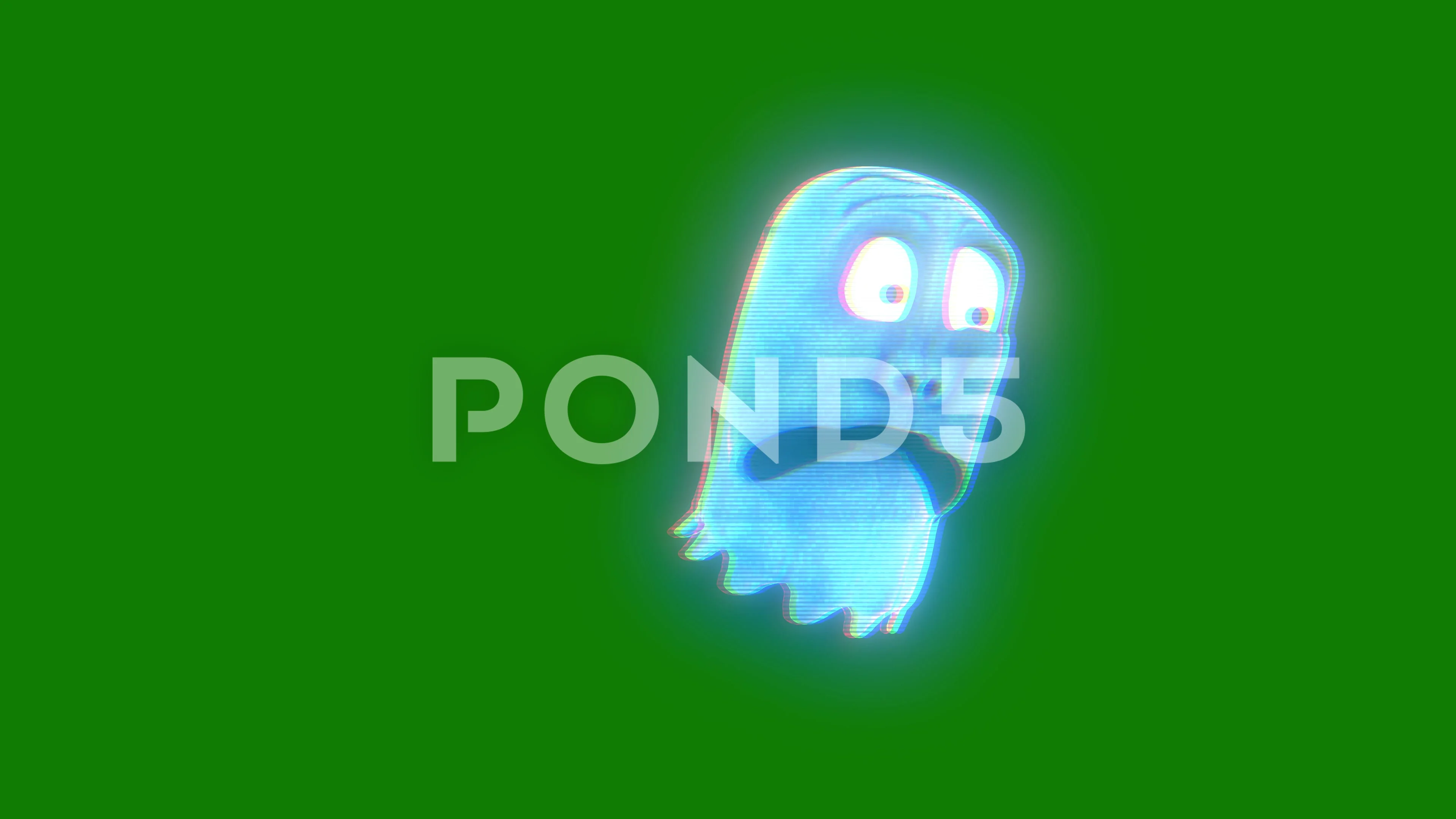 Cartoon Ghost Green Screen 3D Animation ... | Stock Video | Pond5