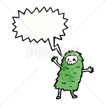 Cartoon ghoul Stock Illustration