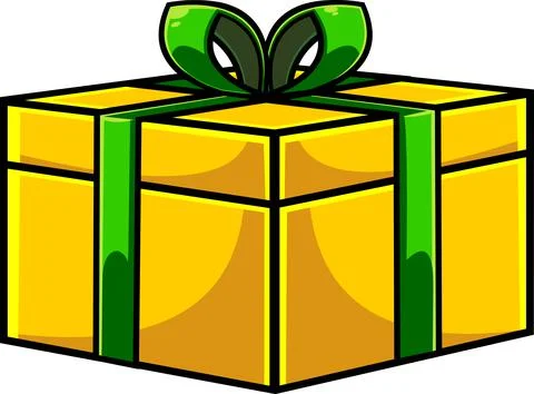 Cartoon Gift Box Stock Illustration