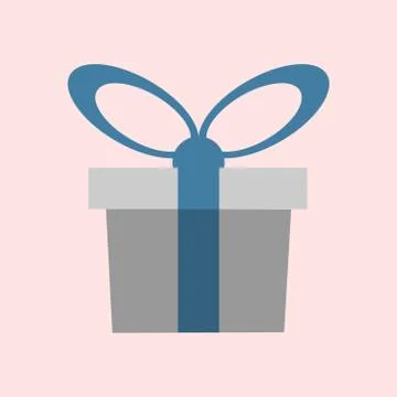 Cartoon Gift Box Present Vector Illustration Graphic 库存插图