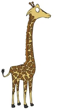 Cartoon giraffe Stock Illustration