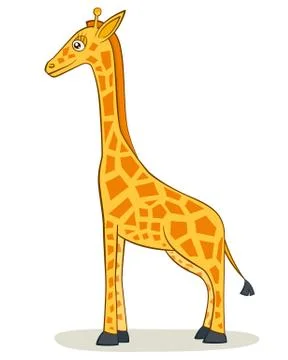 Cartoon Giraffe Stock Illustration
