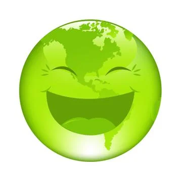 Cartoon globus Stock Illustration
