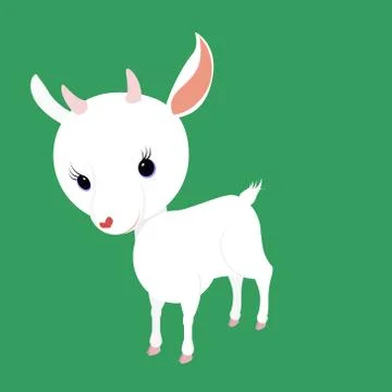 Cartoon goat Stock Illustration