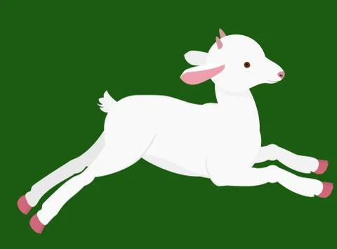Cartoon goat Stock Illustration