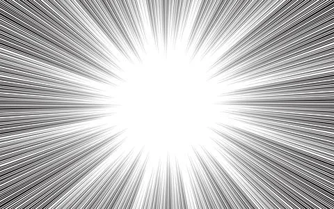 Cartoon halftone lines. Comic line. Concentrated frame. Super hero hero. An.. Stock Illustration
