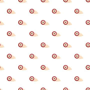 Cartoon ham meat pattern repeating background element Stock Illustration