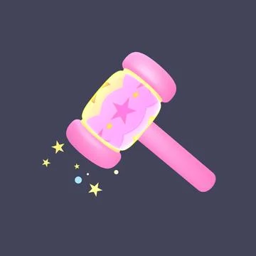 Cartoon hammer Stock Illustration