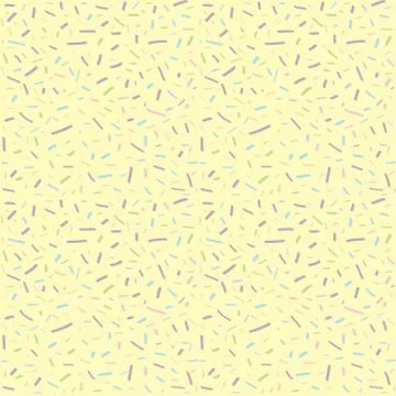 Cartoon hand drawn pattern seamless.  abstract confetti background Stock Illustration