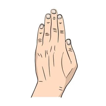 Cartoon hand Stock Illustration