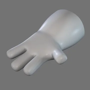 Cartoon Hand No:10 ~ 3D Model ~ Download #90935538 | Pond5