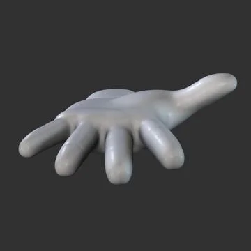 3D Model: Cartoon Hand No:7 ~ Buy Now #90894441 | Pond5