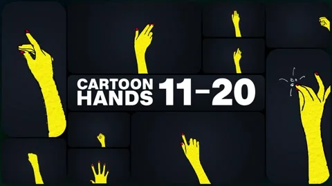 Cartoon Hands For After Effects After Effects 252252110