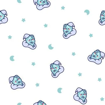 Cartoon happy seashell face characters. Illustrazione stock