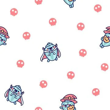 Cartoon happy seashell face characters. Stock Illustration
