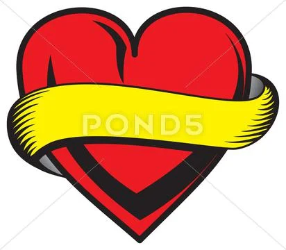 Cartoon Heart Stock Illustration