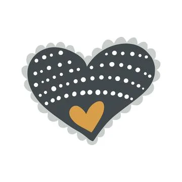 Cartoon Heart vector Stock Illustration