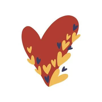 Cartoon Heart vector Stock Illustration
