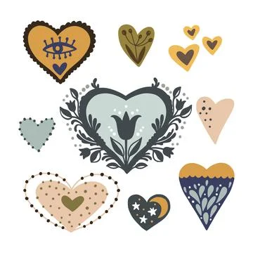 Cartoon Heart vector Stock Illustration