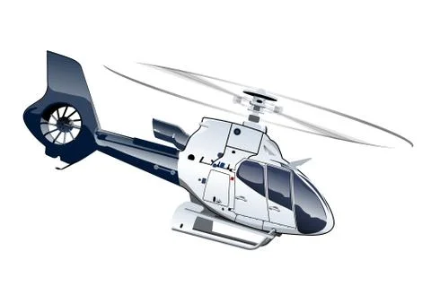 Cartoon Helicopter Stock Illustration