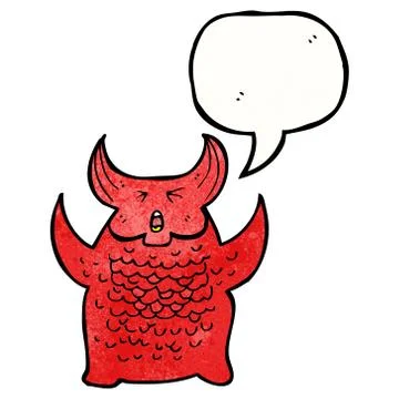 Cartoon hell beast イラスト素材