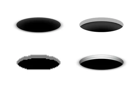 Cartoon hole Stock Illustration